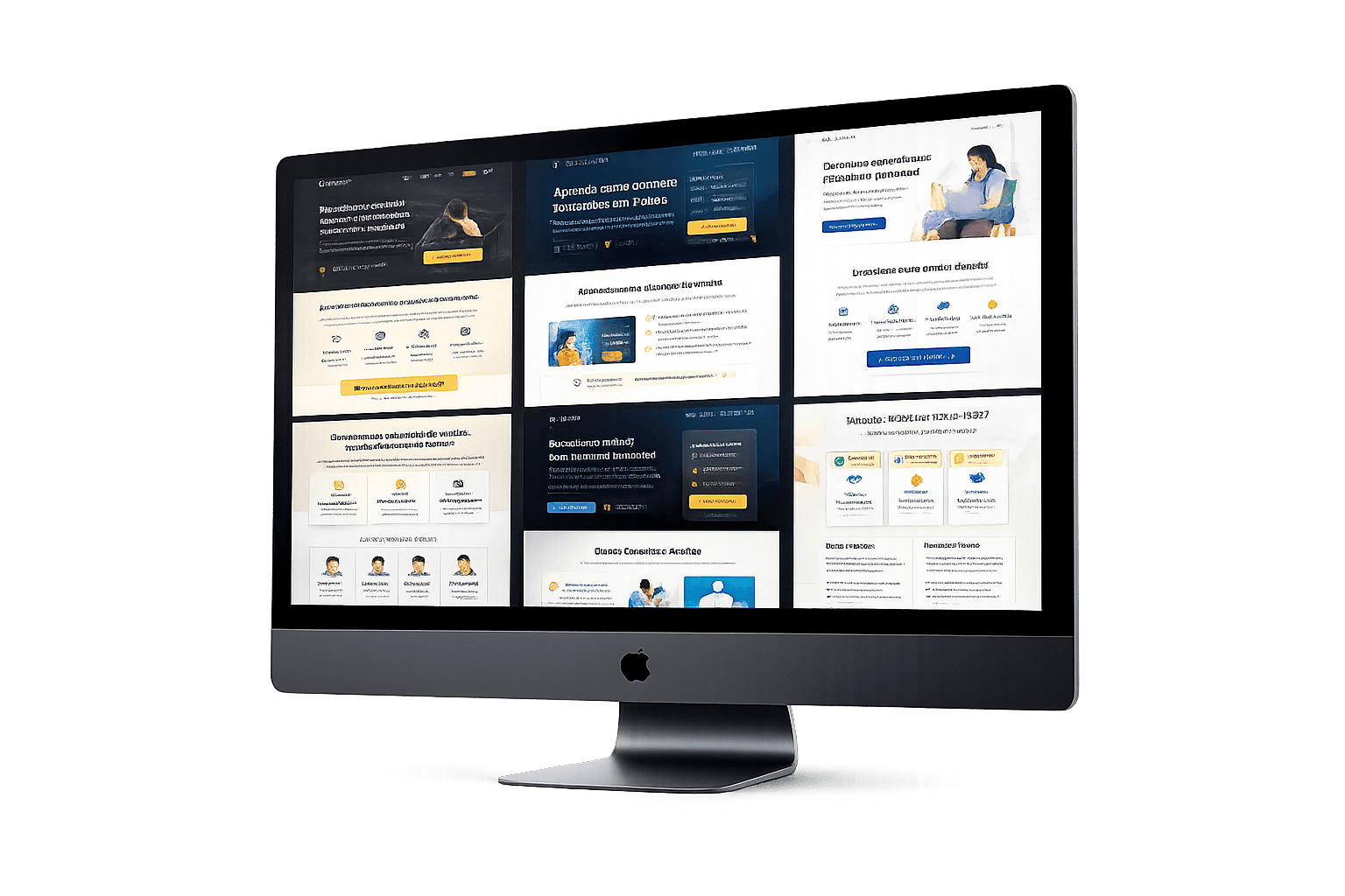 Mockup Templates de Páginas